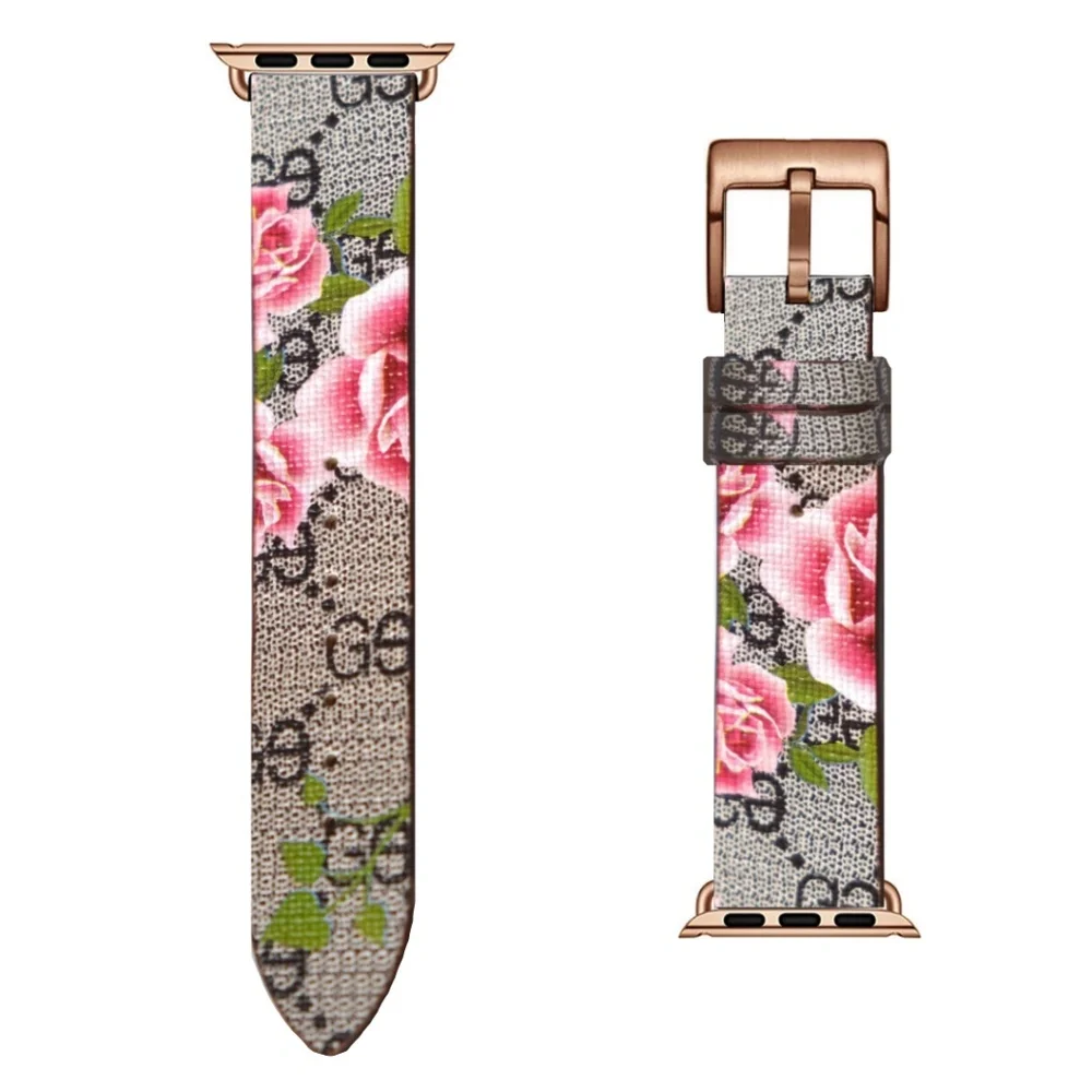 Apple Watch Ultra 2 Pink Floral Designer Band